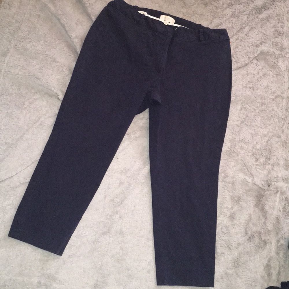 Talbots Navy Capris size 16W
